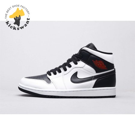 Air Jordan 1 Mid Reverse Black Toe 40-46