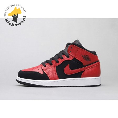 Air Jordan 1 Mid Reverse Bred 36-46