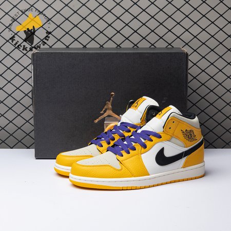 Air Jordan 1 Mid SE Lakers 852542-700 36-46