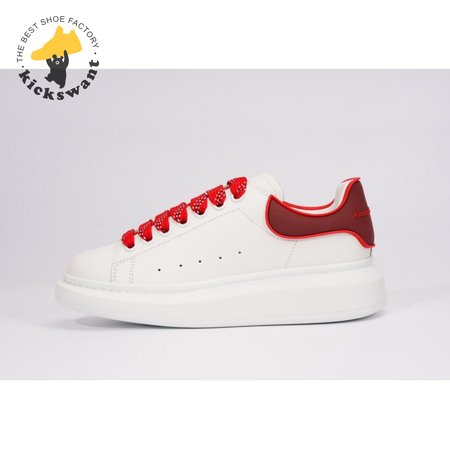 Alexander McQueen Oversized white Red SIZE: 35-45