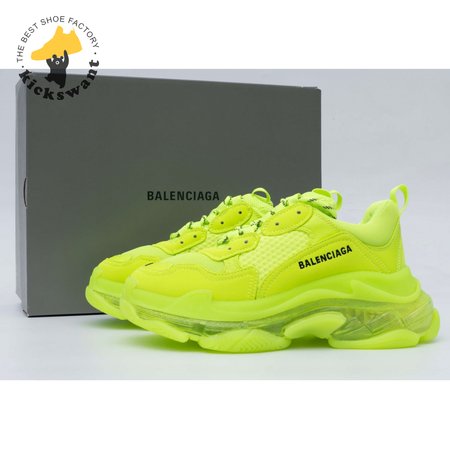 Balenciaga Triple S Clear Sole Fluo Yellow (W) 35-45