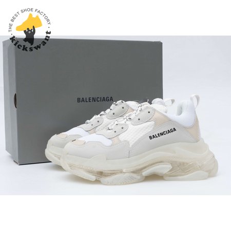 Balenciaga Triple S Clear Sole White 35-45