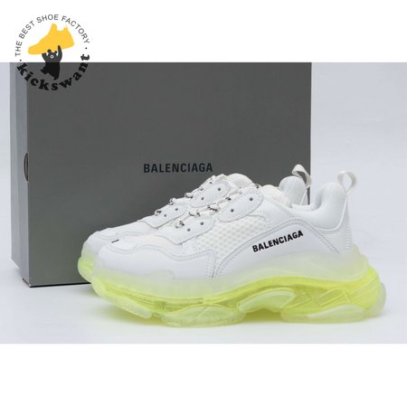 Balenciaga Triple S Clear Sole White Fluo Yellow 35-45