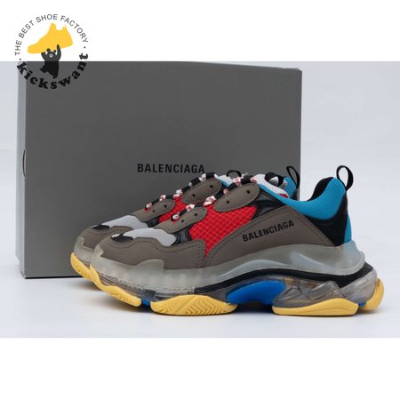 Balenciaga Triple S Grey Red Blue 35-45