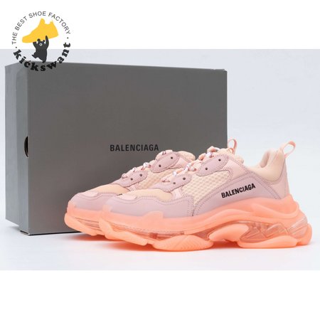 Balenciaga Triple S Orange Clear Sole 35-39