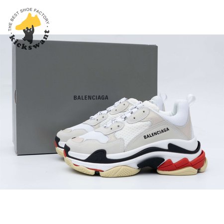 Balenciaga Triple S White Black Red SIZE: 35-45