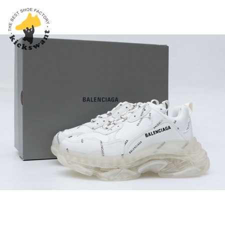 Balenciaga Triple S White Clear Sole Logo(W) 35-45