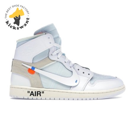 Off-White x Air Jordan 1 Retro High OG BG 'White' 2018 Size 36-47.5