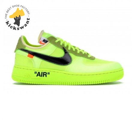 Off-White x Air Force 1 Low 'Volt' Size 36-46