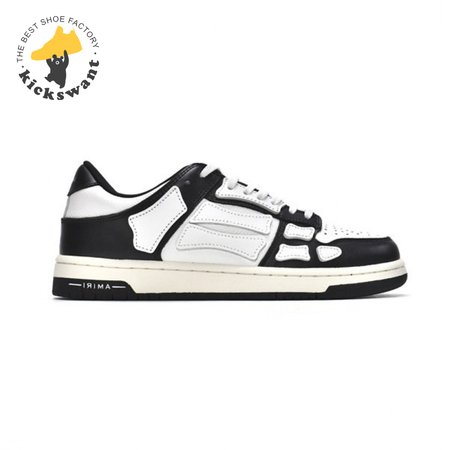 AMIRI Skel Top Low White Black Size 40-46