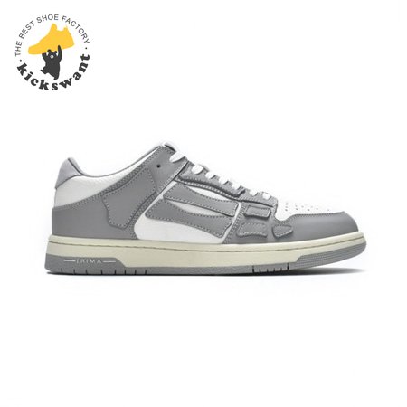 AMIRI Skel Top Low Whtie Grey Size 40-46