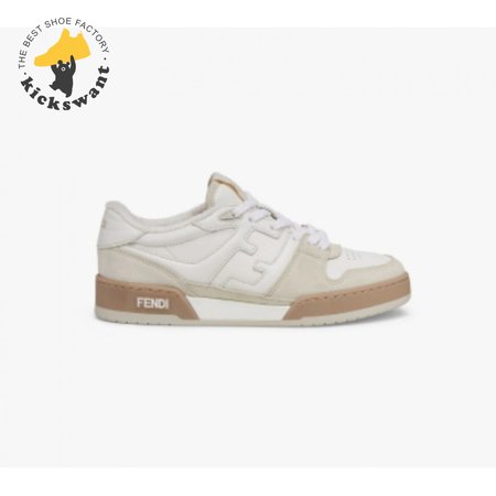 Fendidi Match Women's white suede low top shoes Size 35-45