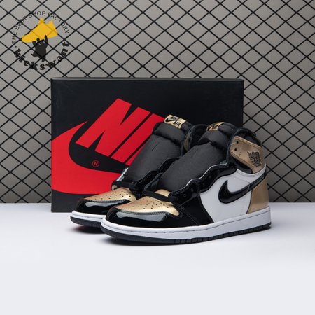 Jordan 1 Retro High NRG Patent Gold Toe Size 40-47.5