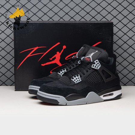 Air Jordan 4 Retro SE Black Canvas DH7138-006 Size 40-47.5