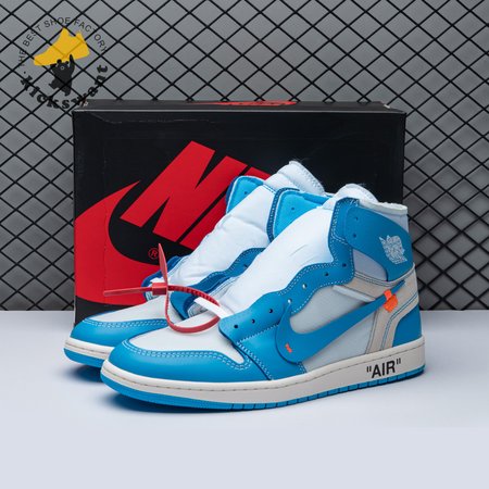 Off-White x Air Jordan 1 Retro High OG 'UNC' Size 36-47.5